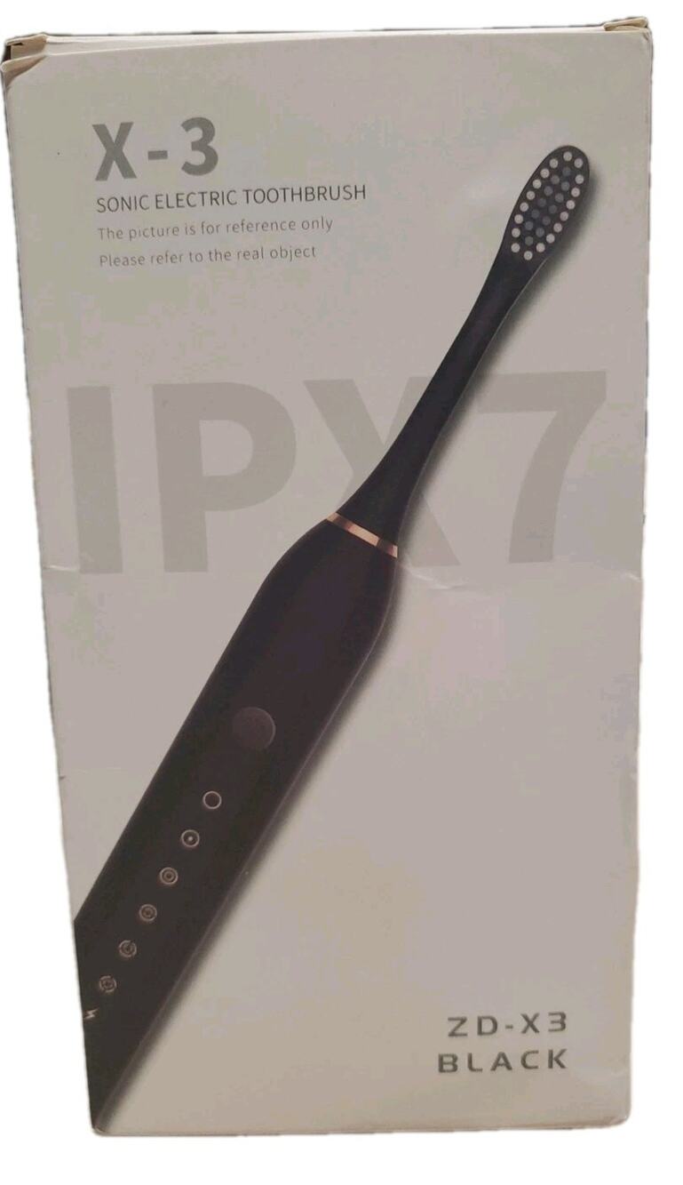 IPX7 Sonic Electric Toothbrush With 4 Brush Heads